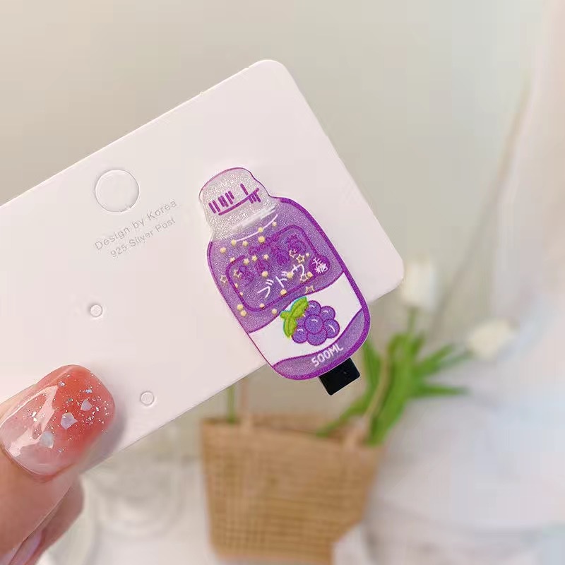 Kẹp Tóc Hình Bình Nước Hoạt Hình Dễ Thương Cho Bé Gái