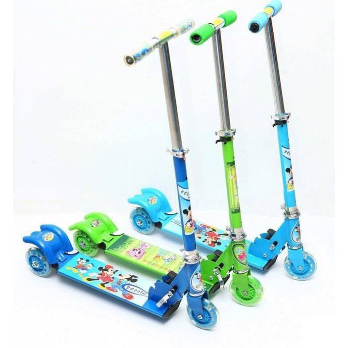 Xe trượt scooter siêu xịn khung to bẻ lái được dành cho bé từ 2-8 tuổi