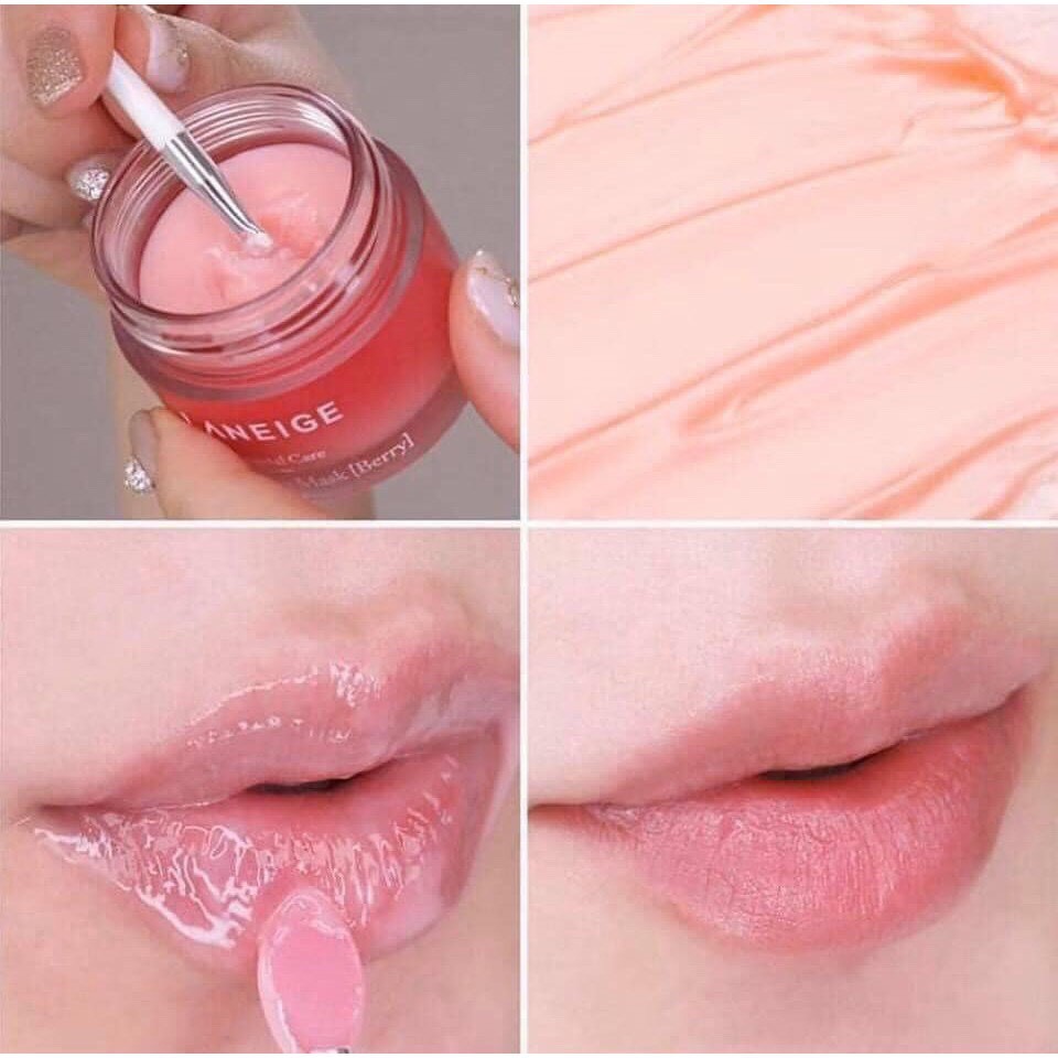 [Mẫu mới 2021] Mặt nạ môi LANEIGE Lip Sleeping Mask ex - Mini Size 3g dưỡng ẩm và phục hồi môi thâm