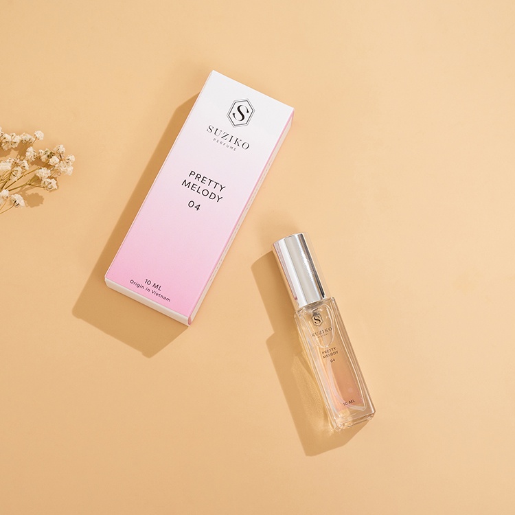 Nước hoa nữ Pretty Melody hương thơm dịu dàng, tinh tế. Nước hoa mini gợi cảm 10ml dạng xịt tiện lợi