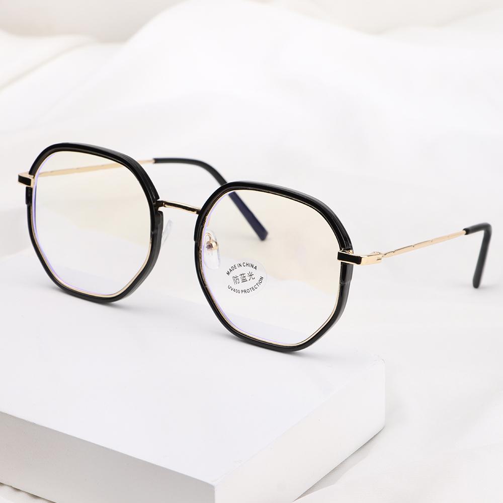 Mắt Kính Gọng Lớn Chống Ánh Sáng Xanh Phong Cách Retro