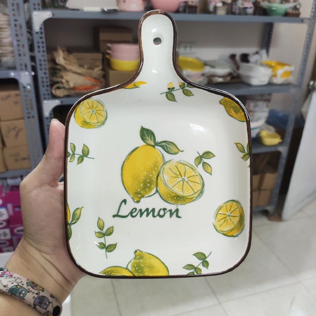 Set Bát Đĩa 🍋QỦA CHANH🍋Bát đĩa ăn cơm ăn mì, decor bàn ăn dễ thương