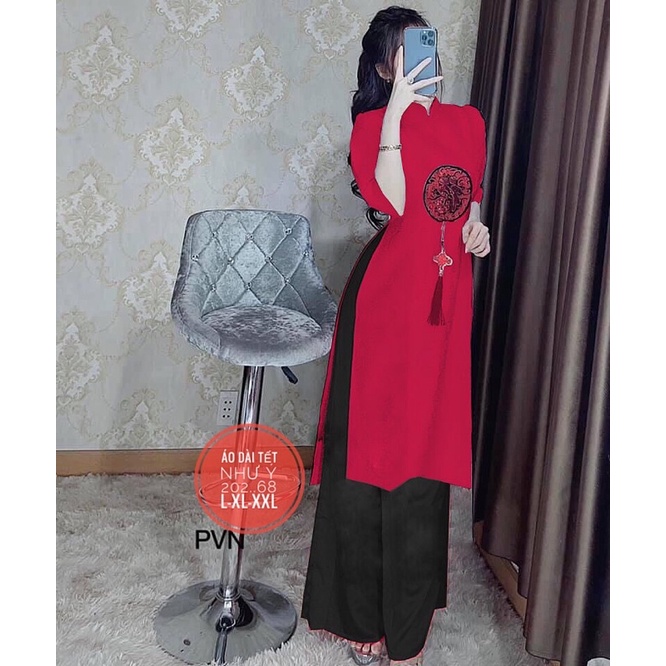 Set bigsize áo dài tết cách tân 55-85kg HÌNH CUỐI MẪU BIGSIZE