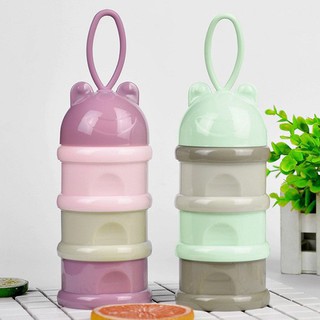 Hộp chia sữa 3 ngăn tiện lợi cho bé