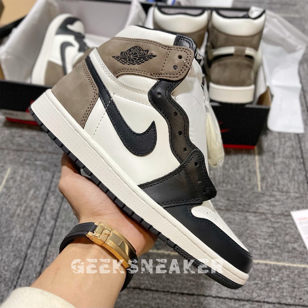 [GeekSneaker] Giày Jordan 1 Dark Mocha - NGuyên bản Gốc - SC