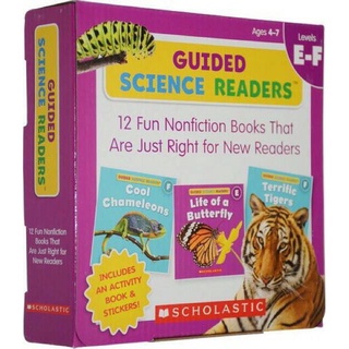 [Freeship]Bộ Nhập - Tặng MP3 - SCHOLASTIC GUIDED SCIENCE READERS ABCDEF (5 Level)