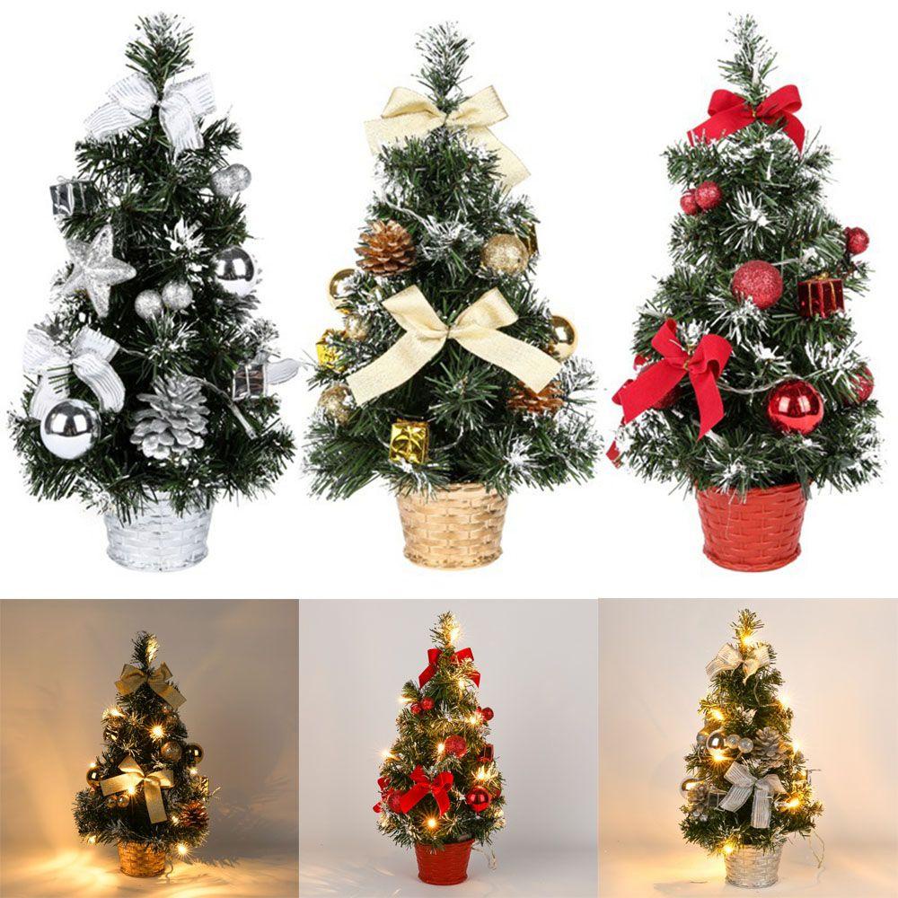 LONTIME Cây Thông Giáng Sinh Mini 40CM Trang Trí Bàn Làm Việc