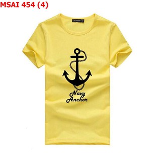 Áo thun nam Navy Anchor 454