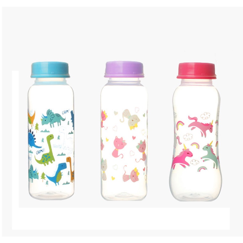 Sét 3 bình trữ sữa, bình đựng sữa mẹ DISNEY Thái Lan 125ml / 250ml nhựa an toàn