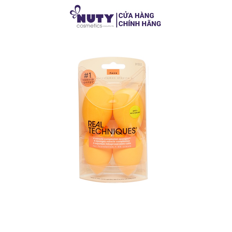 Set 4 Bông Mút Real Techniques Miracle Complexion Sponges