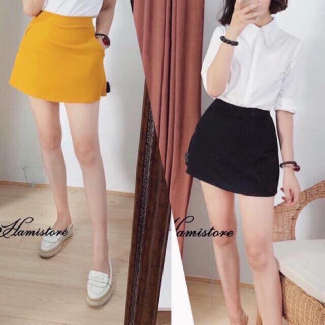 QUẦN GIẢ VÁY [Video Ảnh thật]  Dáng chữ A Hottrend
