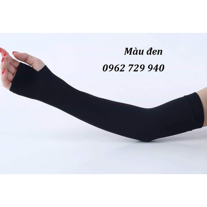 Găng tay chống nắng Let's Slim màu đen cho nam nữ