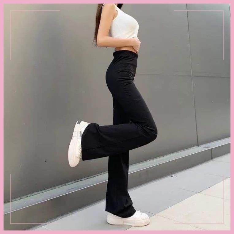 Quần legging ôm ống loe dáng dài