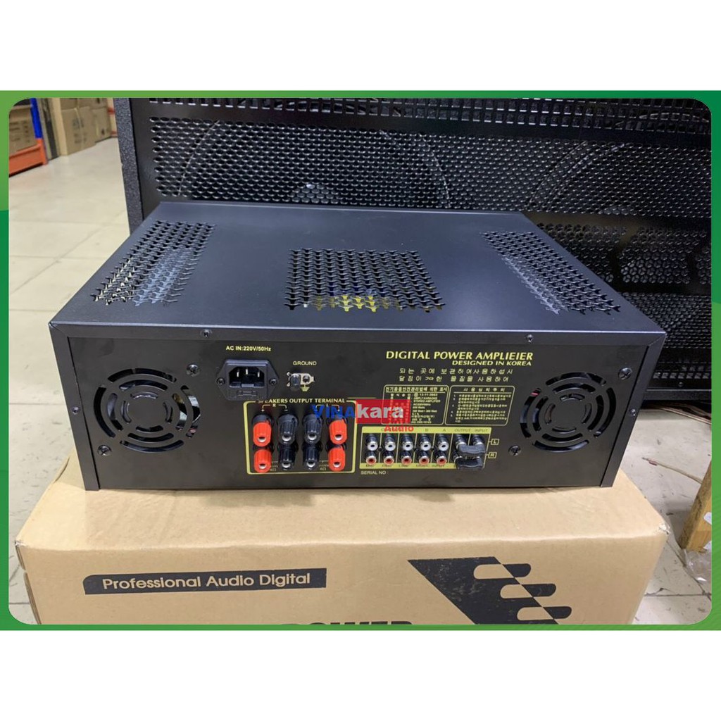 👌⚡🎤 Amply Musiton 16 sò lớn 600W, Amply Nanomax 007 CS 500W, sử dụng đôi loa 3 tấc, 4 tấc