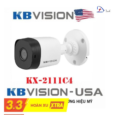Camera 4 in 1 hồng ngoại 2.0 Megapixel KBVISION KX-2111C4