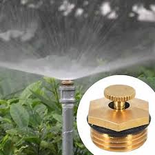 Béc phun tưới hình quạt 360,chất liệu đồng thau ren 21mm
