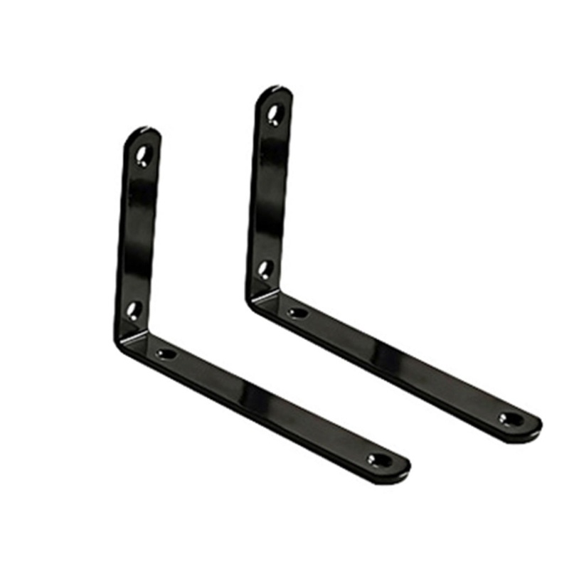 Set 2 Khung Chữ L Gắn Góc Tường Bằng Thép Không Gỉ