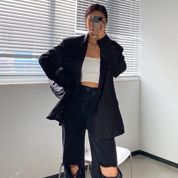 Áo ống croptop nữ Luala có size, kiểu ôm sexy chất thun cotton, quây ngang có mút màu trơn đơn giản mặc trong vest/sơmi