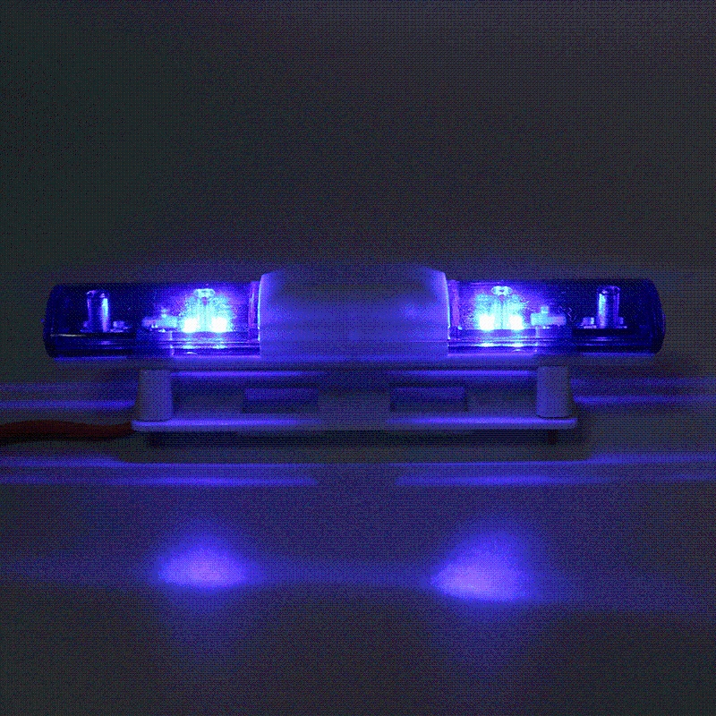 Đèn LED Siêu Sáng Cho Xe Cảnh Sát Điều Khiển Từ Xa 1 / 10 1 / 8 4WD Axial SCX10