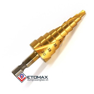 Mũi khoan tháp đa năng đường kính từ 4mm - 20mm rãnh xoắn