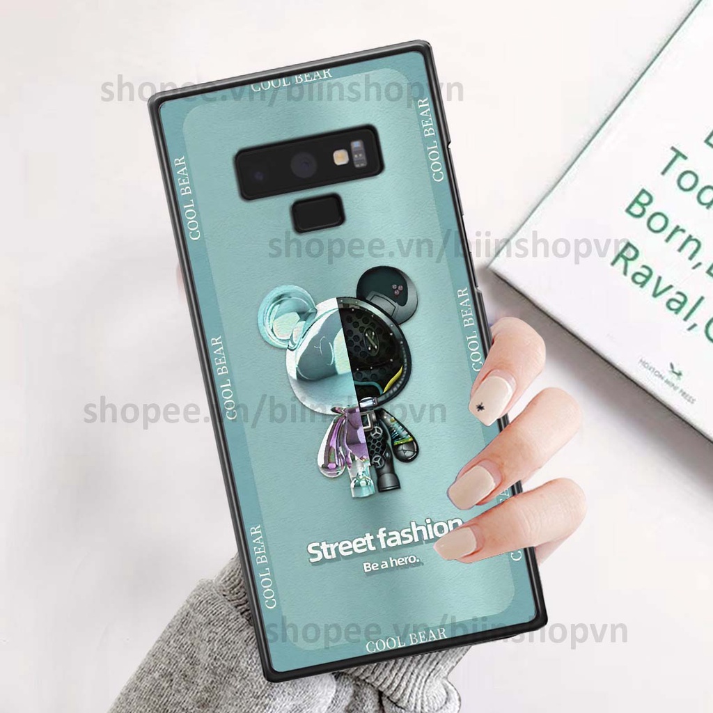 Ốp Samsung Note 9 hình gấu bear brick đẹp độc lạ, thời trang, cá tính