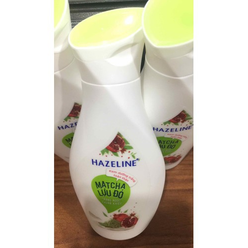 Kem Dưỡng Trắng Da Toàn Thân Hazeline Matcha Lựu Đỏ 140g