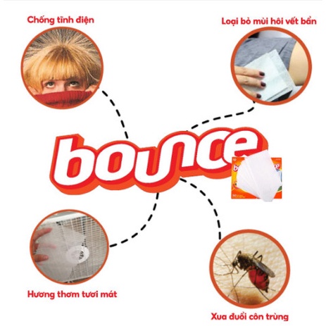 (Tách Lẻ) Giấy Thơm Quần Áo Bounce Mỹ, Hương Outdoor Fresh Tươi Mới