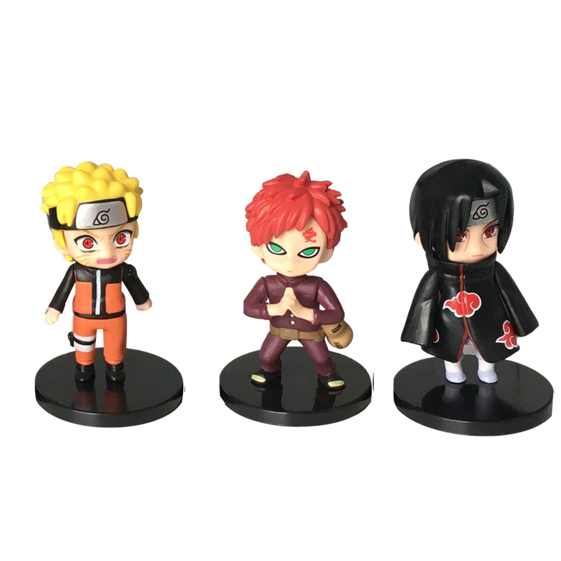 Set 12 mô hình chibi các nhân vật trong anime Naruto