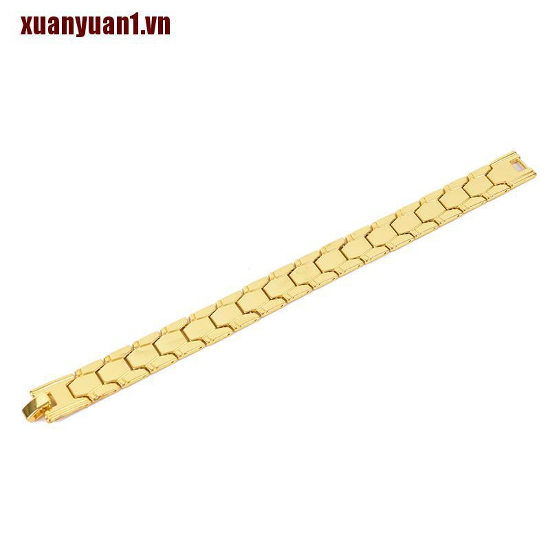 [XUANYUAN1] Vòng Tay Nam Châm Chăm Sóc Sức Khỏe Cho Nam