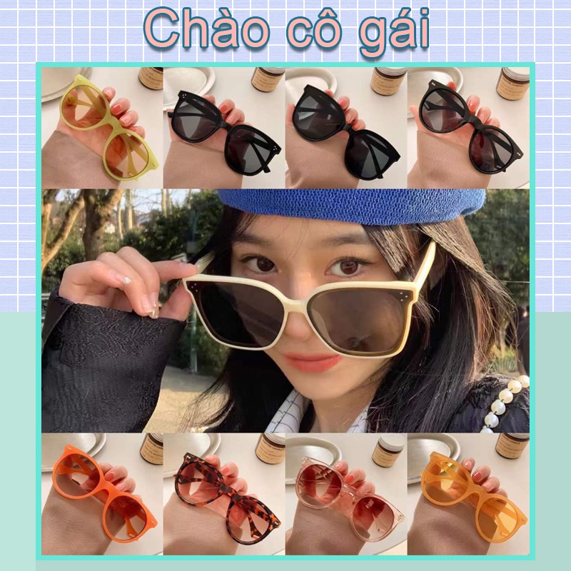 Kính Mát Nhiều Màu Chống Tia UV Thời Trang Hàn Quốc Sành Điệu Cho Nam Và Nữ