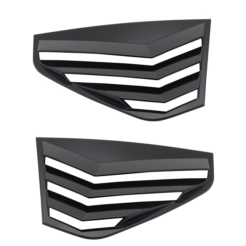 Set 2 Khung Nhựa Hình Tam Giác Màu Đen Bảo Vệ Lỗ Thông Gió Phía Sau Cửa Sổ Xe Hơi Golf8