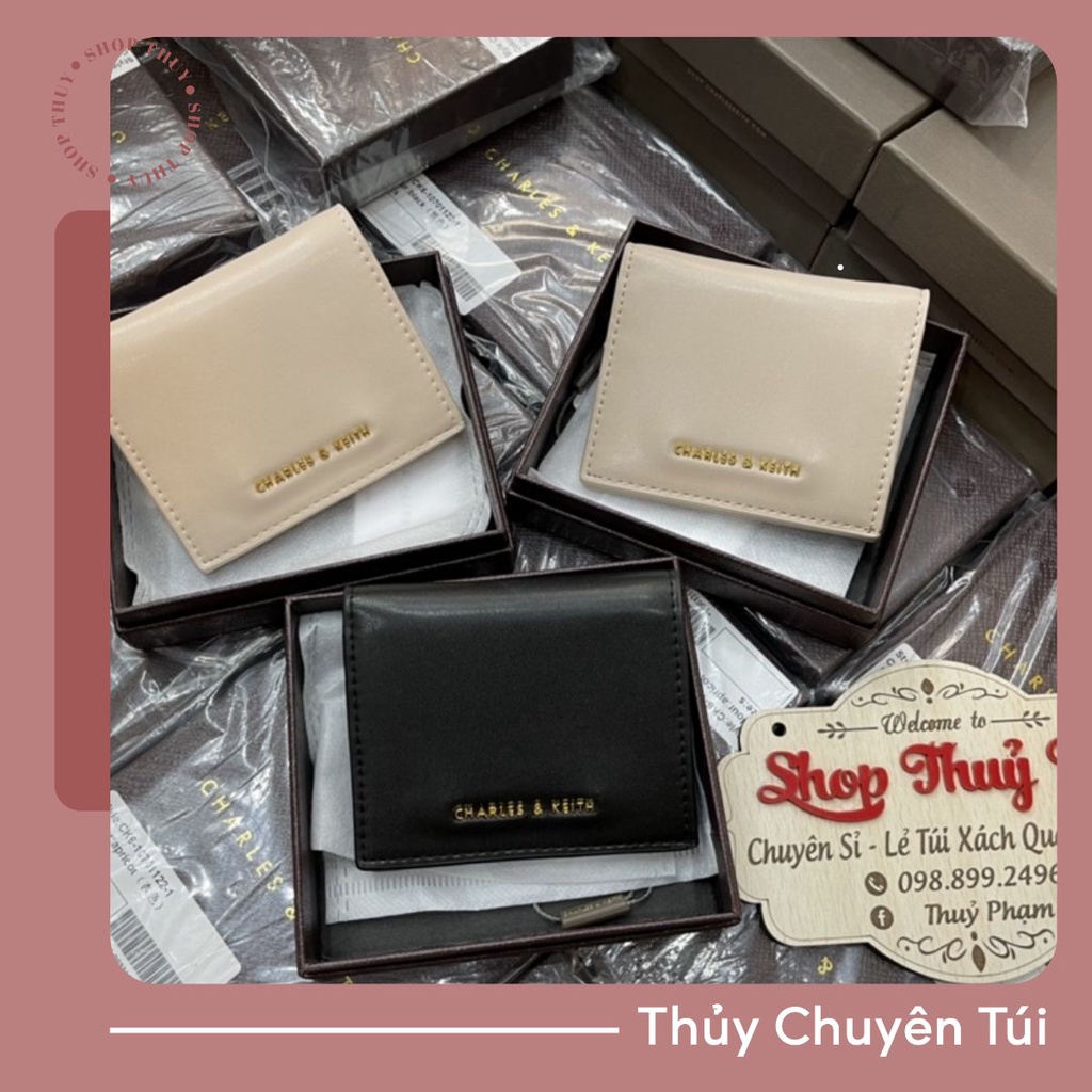 Ví CK gấp mini da trơn fullbox