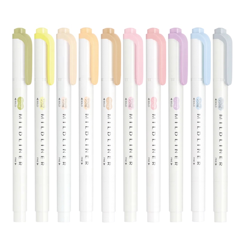 Bút đánh dấu mới Zebra Mildliner WKT7