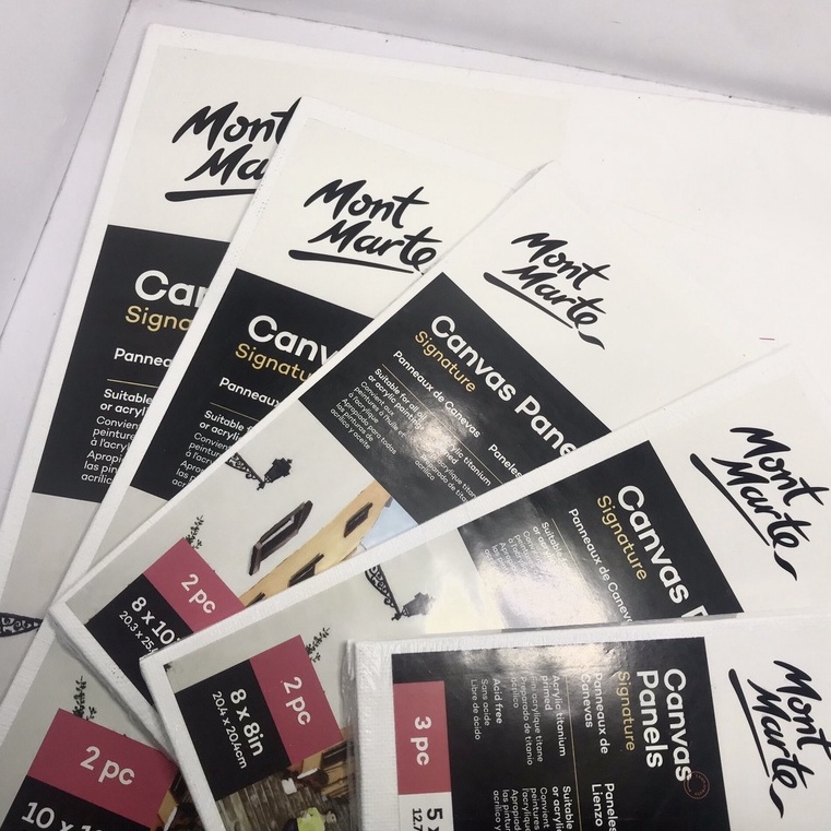 Toan căng bìa cứng Mont Marte Canvas Panel