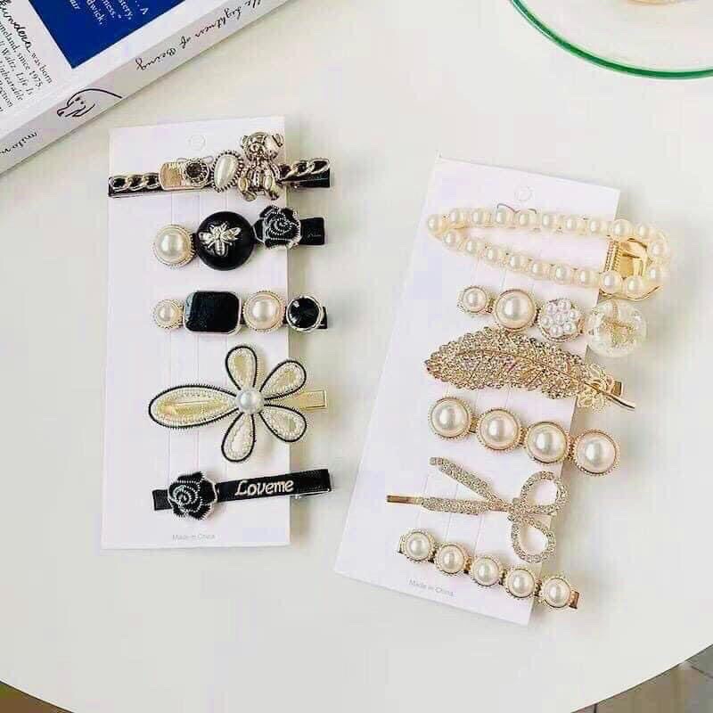 Set 5-6 kẹp phong cách HQ