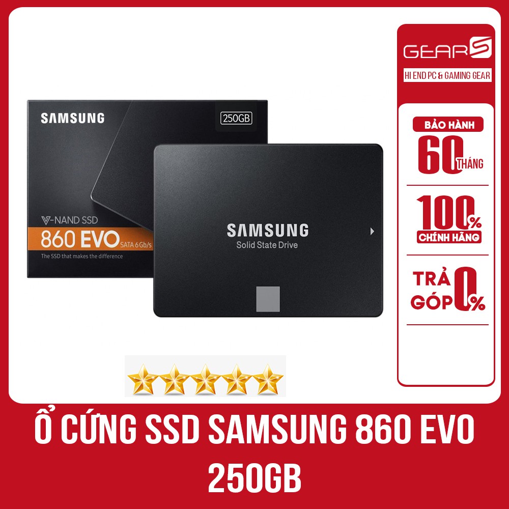 Ổ cứng SSD Samsung 860 Evo 250GB-BH 5 năm