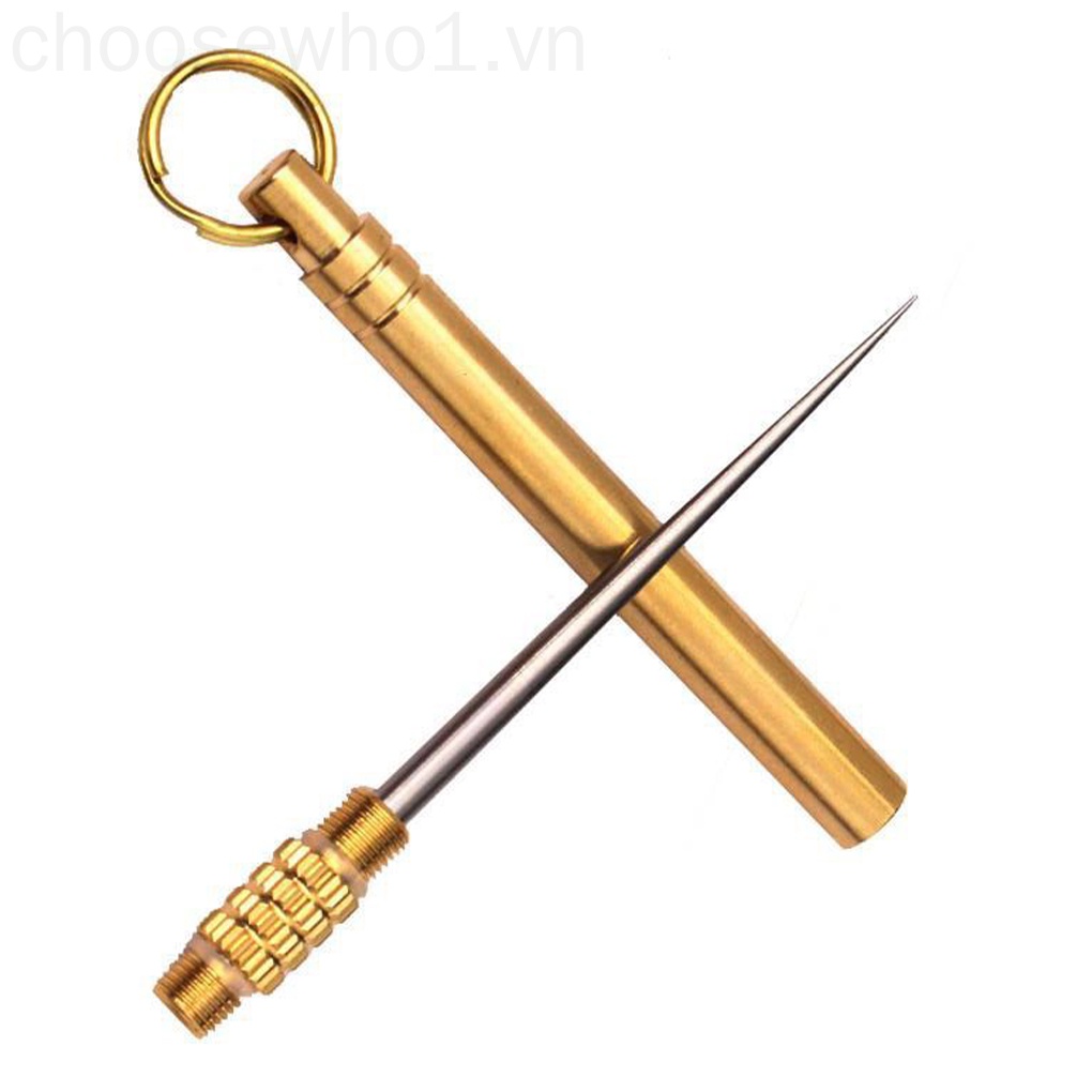 Tăm xỉa răng bằng kim loại kèm giá đỡ tiện dụng cho dã ngoại