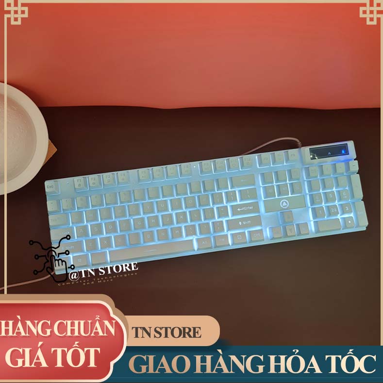 Bàn phím máy tính giả cơ gaming dễ thương giá rẻ có led nhiều màu  TN Store 500BFK