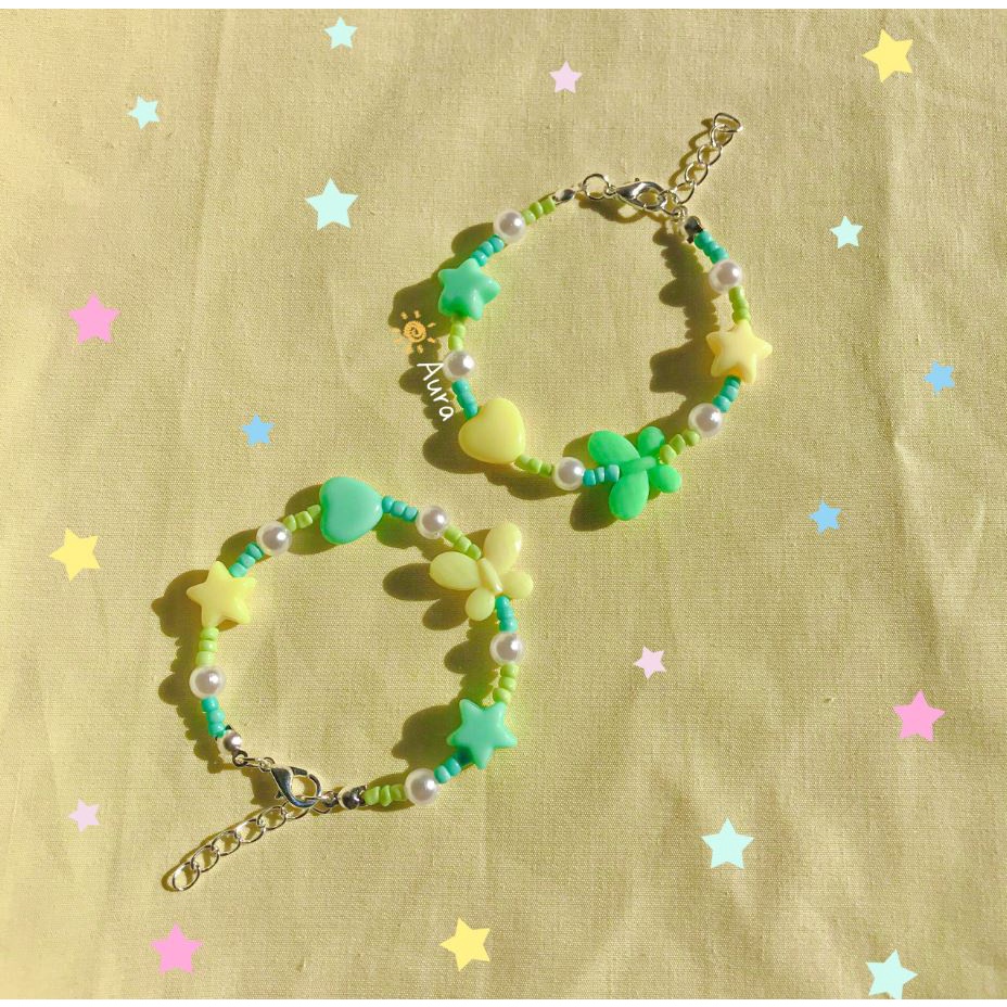 Vòng tay Pastel Spring Handmade bởi Aura