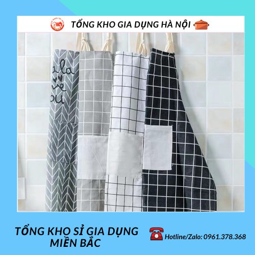 ❌MẪU MỚI❌ Tạp Dề Vải May Decor Hàn Quốc 88208 Tổng Kho Sỉ Gia Dụng