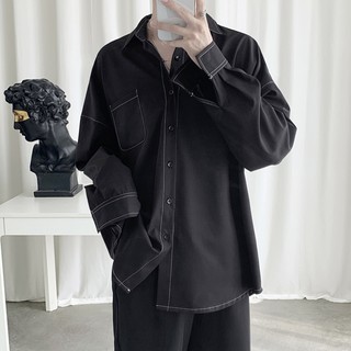 Áo Sơ Mi Nam Dài Tay Cổ Bẻ Thời Trang Hàn Quốc