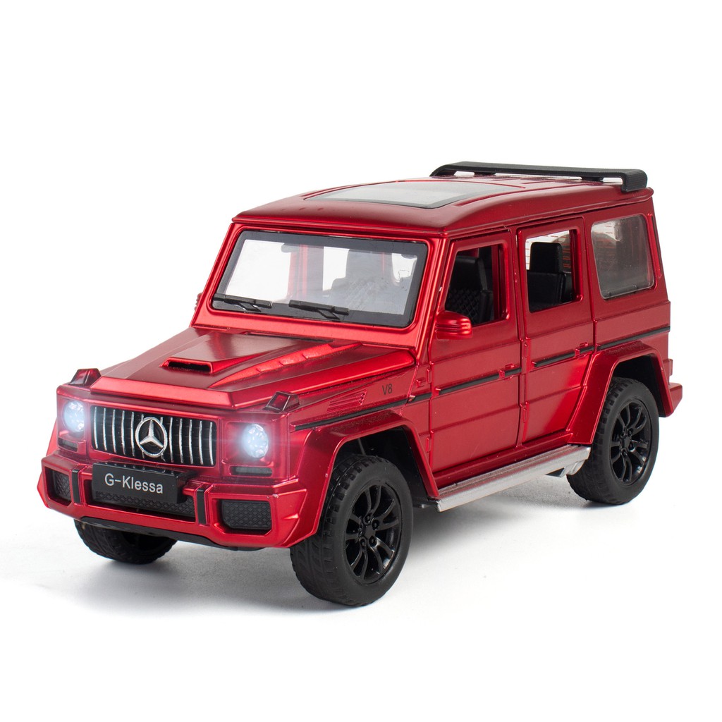 Mô hình xe Mercedes-Benz AMG G63  tỉ lệ 1:32 hãng Chezhi khung hợp kim, 3 màu Đen, Đỏ, Trắng