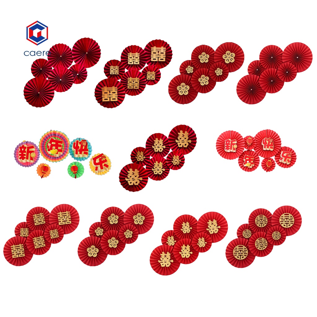 Quạt Giấy Treo Tường Phong Cách Trung Hoa Trang Trí Nhà Cửa