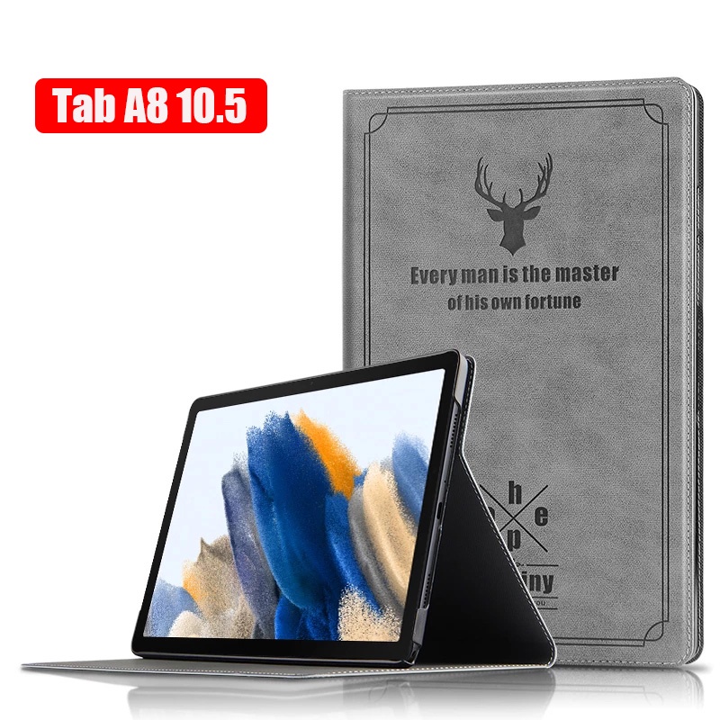 Bao Da Máy Tính Bảng Nắp Lật Nam Châm Chống Sốc Cho Samsung Galaxy A8 10.5 2021 A7 Lite 8.7 Tab S8 S7