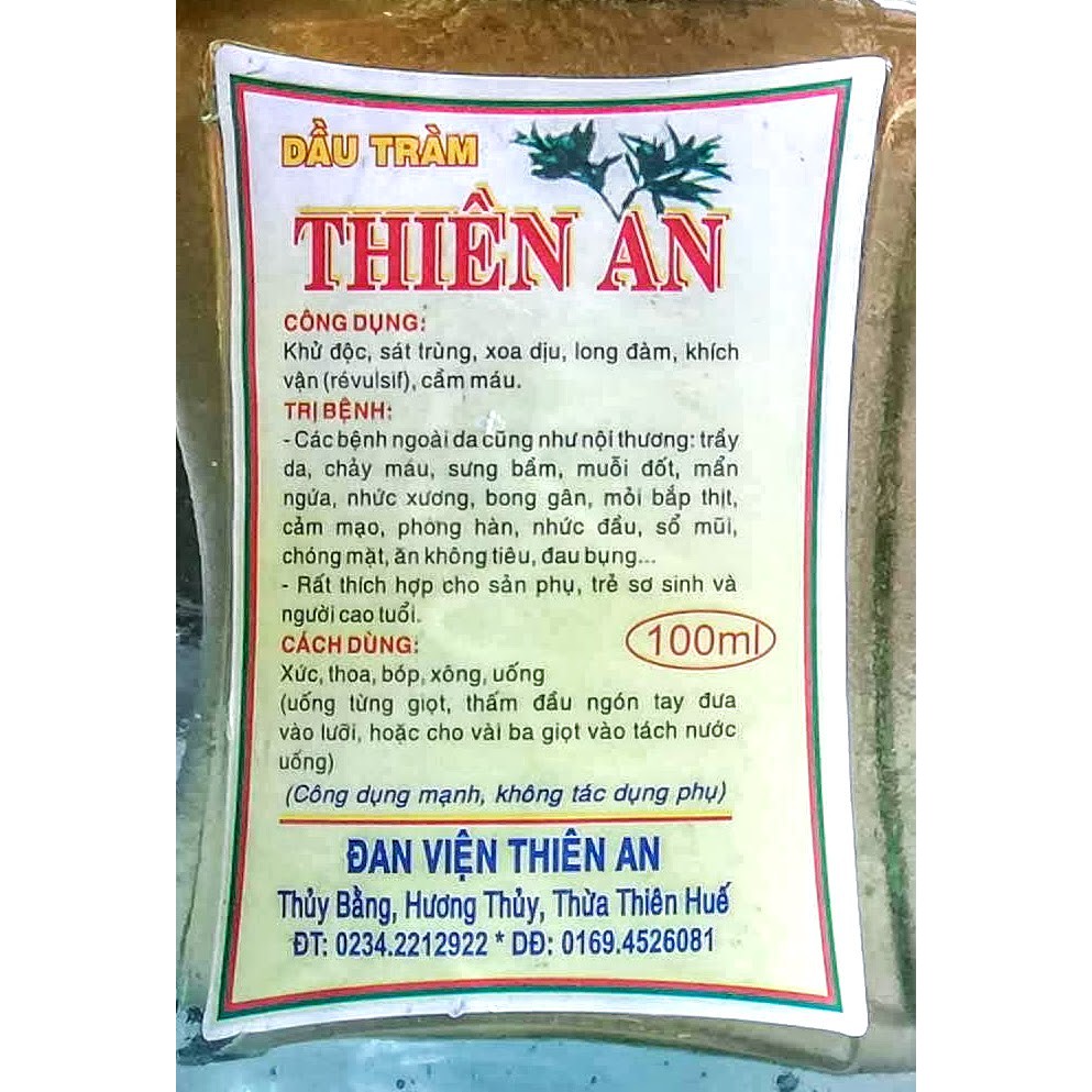 Dầu Tràm Thiên An 40ml - 100ml - Nhà sách Công Giáo Việt Nam