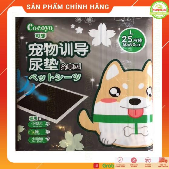 Tấm lót vệ sinh than hoạt tính COCOYO FREESHIP  miếng lót bổ sung than hoạt tính 3 Size cho chó mèo