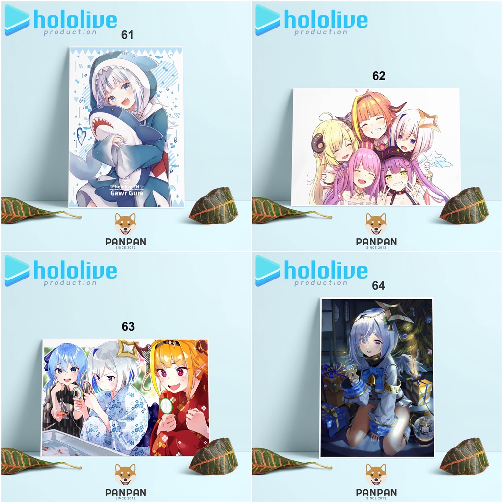 Postcard Cao Cấp - Poster Hololive Vtuber (4)