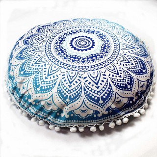 forkoobe.vn Indian Mandala Pillows Round Bohemian Home Cushion Pillows Cover Case Cushions