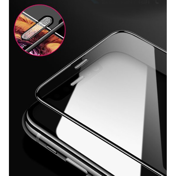 [Xả hàng] Kinh cường lực Iphone Chống Bụi Màng Loa 7 plus 8 Plus Xr 11 Cao Cấp chống bể viền kính-[CBML]