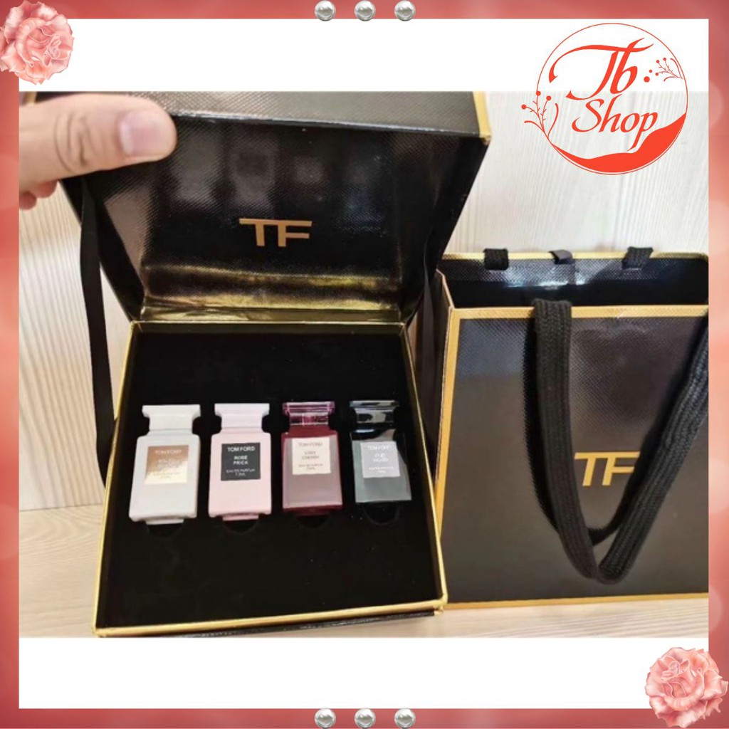 Set Bộ Nước Hoa Tom Ford Mini 4 chai / 7,5ml chai -chính hãng | Thế Giới Skin Care